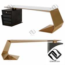 GT-GOLD Executive Desk by Tonino Lamborghini