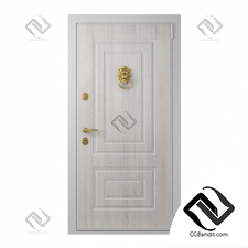 Дверь Entrance door with knocker handle Lev