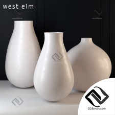 Вазы Vases West Elm Oversized Pure White Ceramic