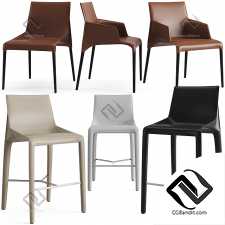 Стулья Dining Chair And Bar Stool Poliform Seattle