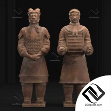 Скульптуры warriors of the terracotta army