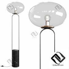 Торшеры Polo black marble by CB2