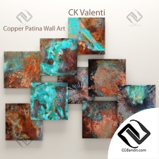 Настенный декор Copper Patina Wall Art