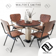 Стол и стул Table and chair Dublin House Walter E. Smithe