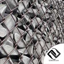 Gabion cage rock stone n2