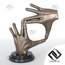 Скульптуры Sculptures Bronze hands