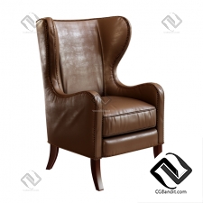 Кресло Armchair Dempsey Wingback Bourbon