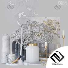 Декоративный набор Decor set with gypsophila