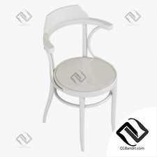 Белый классический венский стул