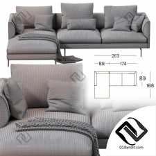 1333 Flamingo Zanotta Sofa