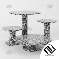 Matera tables by Baxter