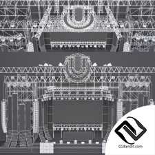 EDM Concert Stage