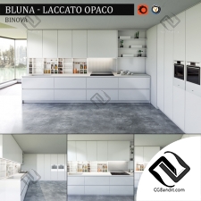 Кухня Kitchen furniture Bluna Laccato Opaco