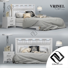 Кровати Bed Vrinel Forever LETTO PANNELLO