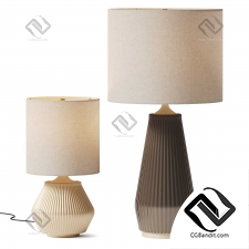 Настольный светильник West Elm Roar Rabbit Ripple Ceramic