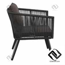 Уличное садовое кресло из искусственного ротанга SDA-AD723002