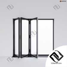 Окна Sliding aluminum accordion window