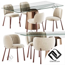 Стулья Mys и стол Spike от Midj