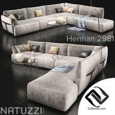 Диван Sofa natuzzi herman 3