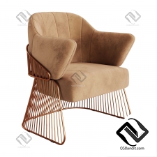 Jackie Armchair 01 by Rossato