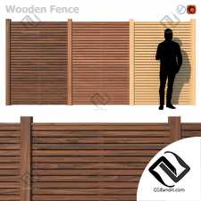 Wooden Fence 02