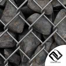 Gabion cage rock stone n1