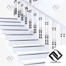 Лестница классическая палисандр
