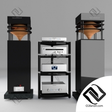 Аудиотехника Audio engineering Audio equipment set