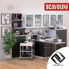 Кухня Kitchen furniture Scavolini Diesel Social