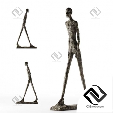 Скульптуры Alberto Giacometti WALKING MAN