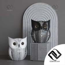 Декоративный набор Decor set Owl 2