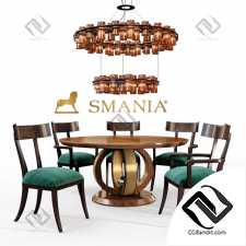 Стол и стул Table and chair Smania Liz Serse Galliano