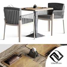 Стол и стул Table and chair Miami