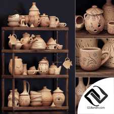 Dishes clay n22 / Посуда из глины №22