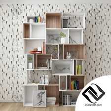 Шкаф Book shelf Decor Set 4