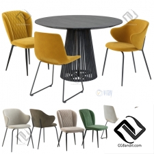 Стол и стул Table and chair La Forma