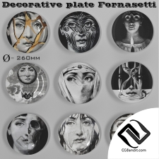 Декоративная тарелка Decorative plate Fornasetti