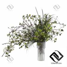 Букеты из цветов и веток