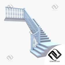 Лестница с забежными ступенями