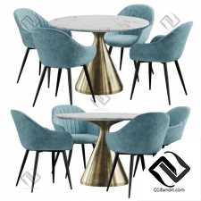 La Forma & West elm Silhouette dining set