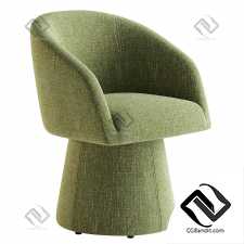 Стулья Kyo Chenille Upholstered Barrel