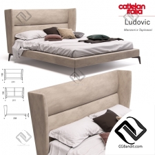 Кровати Bed Cattelan Italia Ludovic