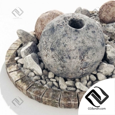 FlowerBad Stone Sphere pebble