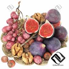 Тарелка фруктов