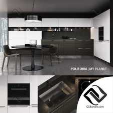 Кухня Kitchen furniture Poliform My Planet Handle