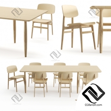 Стол и стул Table and chair Norr11