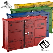 Тумбы, комоды Sideboards, chests of drawers CARLINGUE Sea Container