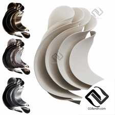 Скульптуры Abstract Wave Vasso Fragkou