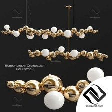 Bubbly Linear Chandelier Collection