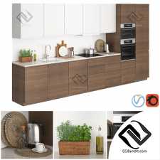 Кухня Kitchen furniture Ikea Metod Voxtorp 02